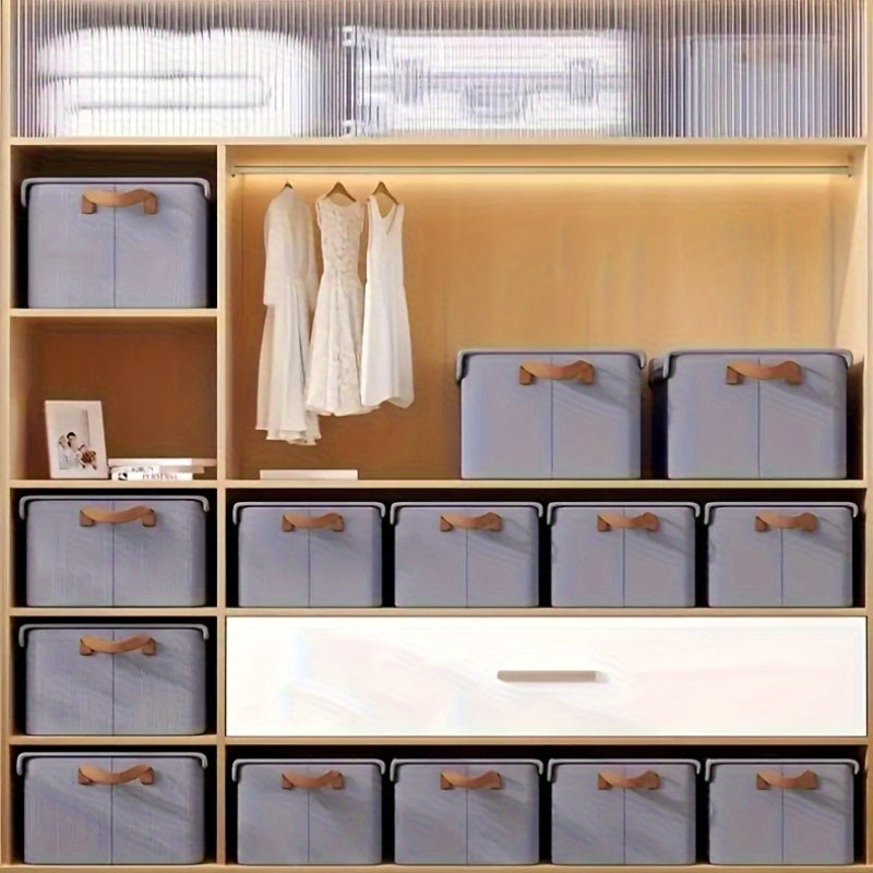 Foldable Dust-Proof Clothing And Pants Storage Box, Perfect Choice for Home Dormitories, Clothing Storage Box, Wardrobe Organizing, Under Bed Storage Basket, Mat Storage