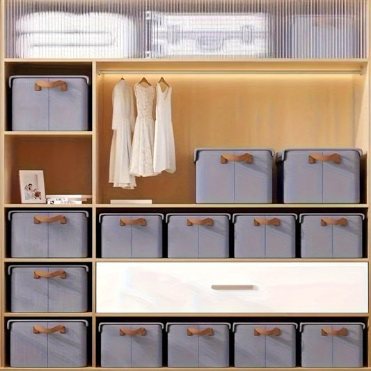 Foldable Dust-Proof Clothing And Pants Storage Box, Perfect Choice for Home Dormitories, Clothing Storage Box, Wardrobe Organizing, Under Bed Storage Basket, Mat Storage