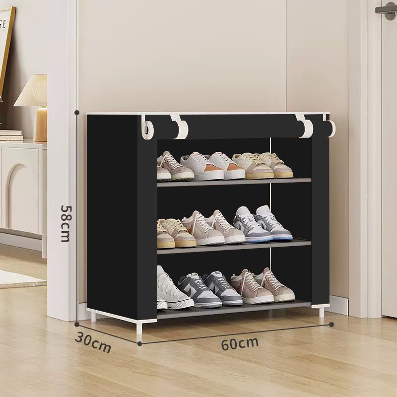 Pack within Pack, Storage Bag 3/9 Layers Large Capacity Shoe Storage Cabinet Easy to Assemble Dustproof Shoe Storage Cabinet Suitable for Home Door Bedroom Dormitory Shoes and Miscellaneous Items