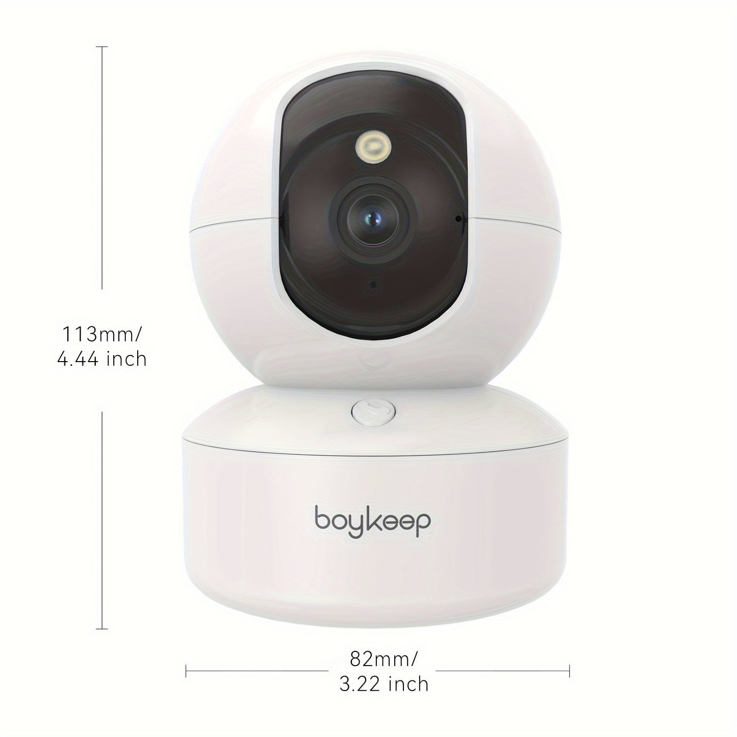 Indoor Security Camera 360° Pan Tilt WiFi 5G/2.4GHz, K30 Wireless Home Camera with Color Night Vision, 2-Way Audio, Motion Tracking, Cloud Storage & App Control