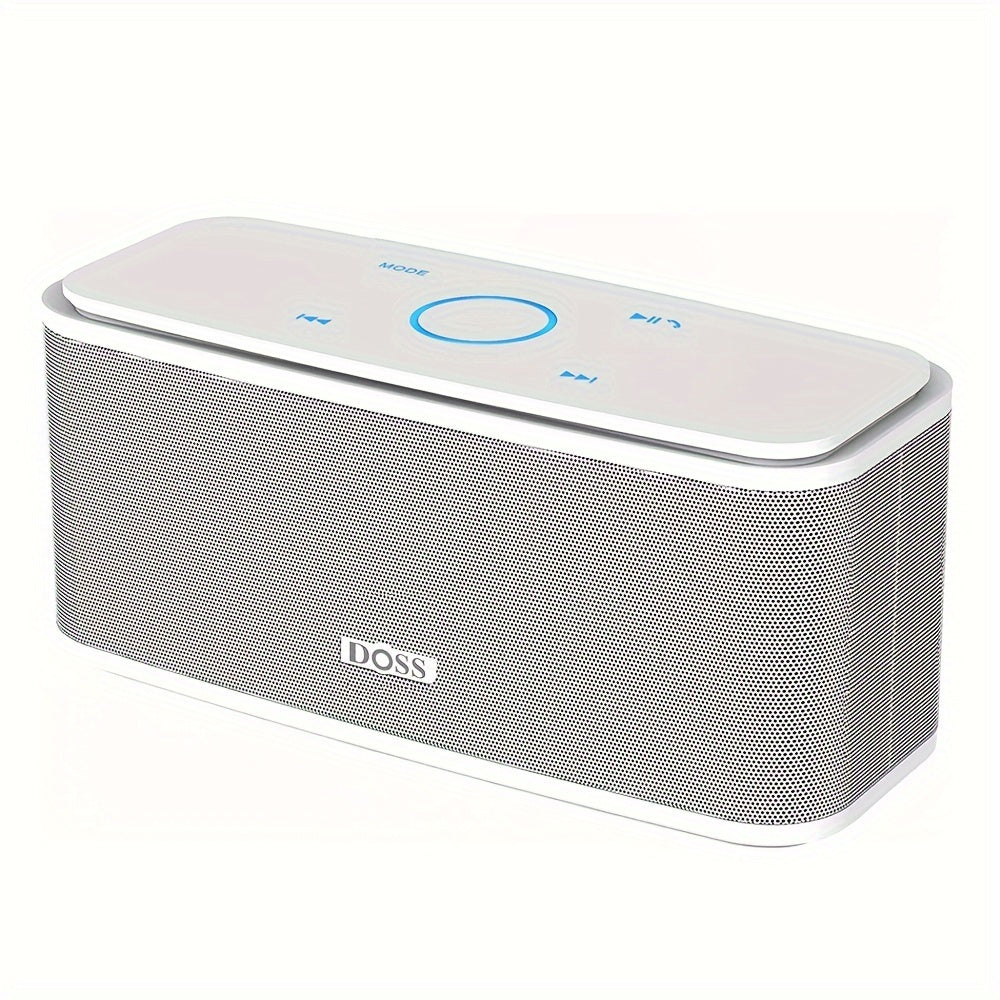 DOSS Bluetooth Speaker 12W Portable Wireless Speaker Bluetooth 5.0 Touch Control HD Sound Deep Bass 20H Playtime Built-in Mic for Home Outdoor Travel