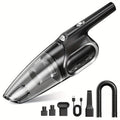 Vacuum Cleaner, Household Vacuum Cleaner, 6000PA, Super Strong Suction Power, Handheld Vacuum Cleaner, 2000mAh Large Capacity, Low Noise, with 5 Matching Accessories, Pink Accessories for Women's Cars, Car Supplies And Gifts