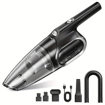 6000PA Cordless Handheld Vacuum Cleaner – 2000mAh, Low Noise, 5 Accessories