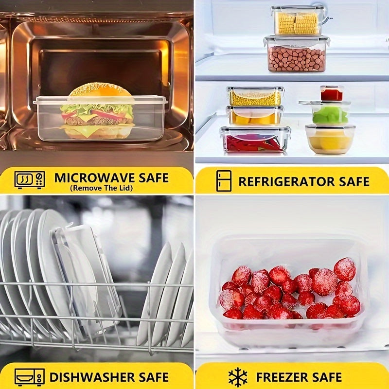 24/48pcs Food Storage Container Set with Easy-Snap Lids (24 Lids + 24 Containers) - Airtight Plastic Containers Christmas Gift for Pantry And Kitchen Organization - BPA Free, Comes with Free Labels And Markers, Local Warehouse Delivery