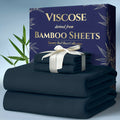 Cooling Bamboo Viscose Bed Sheets King Size Set with Pillowcases – Ultra-Soft Deep Pocket Cooling Sheets for Hot Sleepers Kids & Adults Bedroom