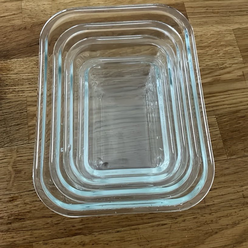 24pcs Set (12 Containers 12 Lids) Glass Bento Box