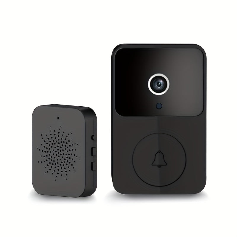 Smart HD Video Doorbell Camera with Built-In Battery, Night Vision, Voice Change, 2-Way Audio, Photo & Recording, WiFi Rechargeable Security Doorbell – No Wiring Needed for Canadian Homes