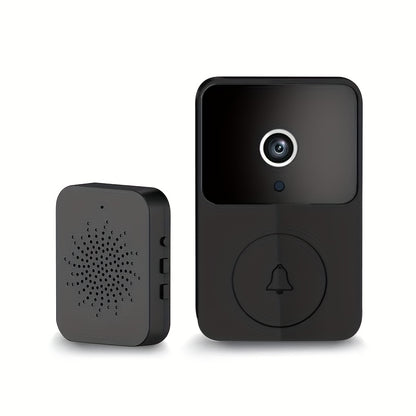 Smart HD Video Doorbell Camera with Built-In Battery, Night Vision, Voice Change, 2-Way Audio, Photo & Recording, WiFi Rechargeable Security Doorbell – No Wiring Needed for Canadian Homes