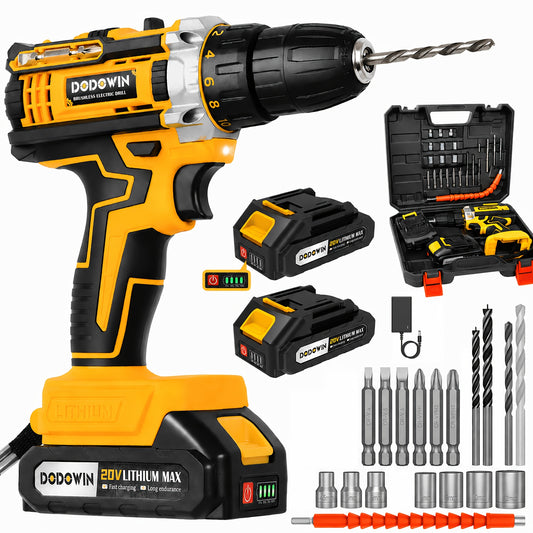 21V Cordless Drill Set with Battery, Tool Case And 24pcs Accessories, Lightweight And Powerful Electric Drill Kit for Home DIY, Household Repair And Assembly, Ideal Gift for Dad, Husband And DIY Lovers, Accessories Sold Separately
