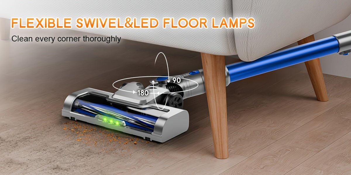 Max 70Kpa Portable Household Low Noise Vacuum Cleaner Handheld Vacuum Cleaner Aspirating Vacuum Cleaner, Suitable for Hard Floors, Pet Hair, And Carpets, Lightweight Powerful Vacuum Cleaner Includes Corded And Cordless Vacuum Cleaners