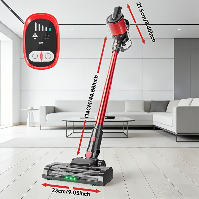 Vacuum Cleaner, 70Kpa High Suction Lightweight Handheld Vacuum, Wet & Dry 2-In-1 Vacuum Mop, All-In-One Smart Washing And Mopping Machine with Self-Cleaning Function, Ideal for Wood Floors, Carpets, And Pet Hair