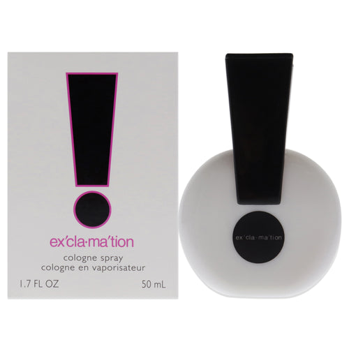 Exclamation by Coty Women's Cologne Spray 50ml – Sweet Floral Oriental Fragrance with Warm Powdery Dry Down, Classic Feminine Scent for Everyday Wear & Travel