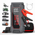 HPBS 5000A Jump Starter Battery Pack With 24000mAh Power Bank, 12V Battery Booster Charger For All Gas And 2.64gal Diesel Engines-Motorcycle, Car, SUV, PICK-UP, Truck, Quick Start Dead Battery, Multi-functional Flashlight For Outdoor Adventures