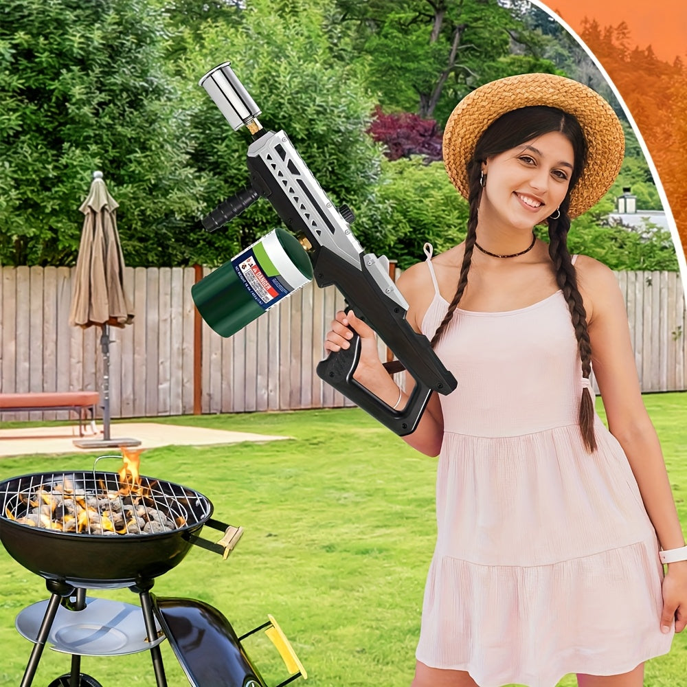 Propane Torch for Grilling, Sous Vide Cooking with Adjustable Flame, Suitable for BBQ, Campfires, Welding, And Soldering (Tank Not Included)