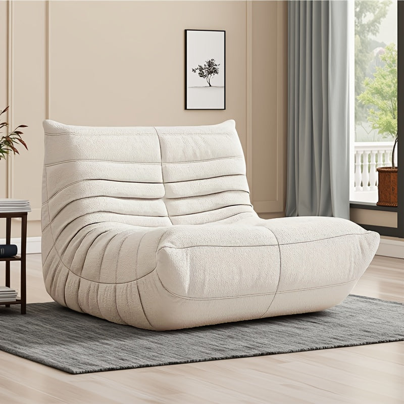 Bean Bag Chair, Family Corner Chair, Sofa, Fireplace Chair, Lazy Sofa, Compressed Sponge Sofa, Floor Single Leisure Chair, Sofa Bed, Suitable for Various Occasions in Hall, Office, Bedroom, Apartment