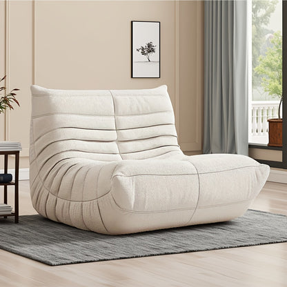 Floor Lazy Sofa Chair with Compressed Sponge Filling – Modular Corner Lounge Seat for Living Room, Bedroom & Office | Single, Double & Three-Seater