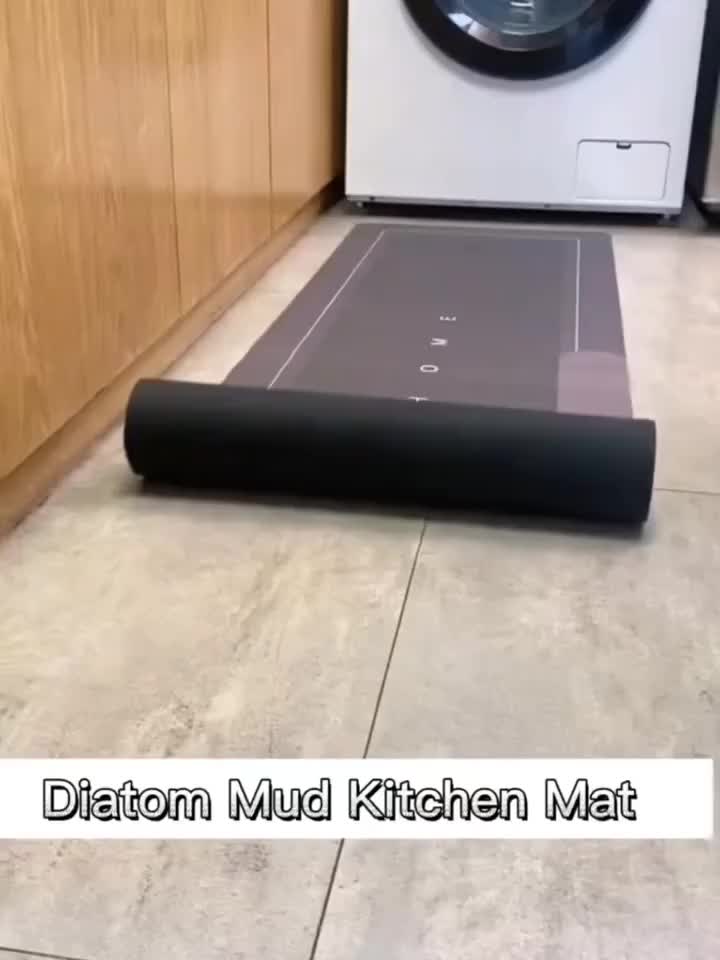 2pcs Non-Slip High Quality Floor Mats Suitable for Kitchen Bathroom Suitable for Home & Commercial Use, Plush Suede Backing with Rubber Base, Oil-Absorbing Quick-Dry Easy Clean Modern Decor Mats Suitable for Restaurant, Living Room, Bathing Areas