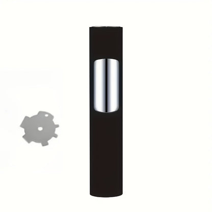 Mini Pocket Windproof Jet Flame Lighter – Refillable Butane Lighter with Adjustable Flame, Compact EDC Lighter for Camping, Candles & Outdoor Use, Christmas & Halloween Holiday Gift (Butane Not Included) | ShopVora CA