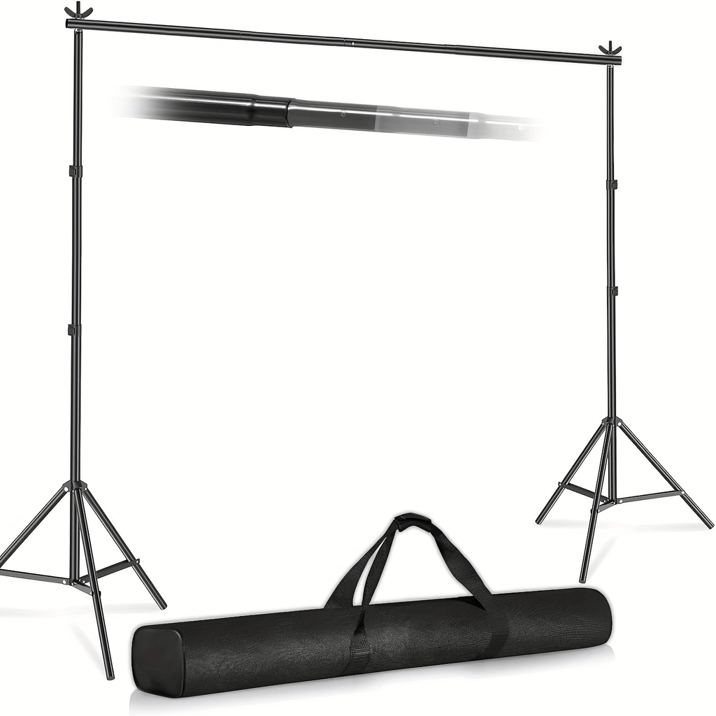 Professional Backdrop Stand Kit with 3 Size Options – 7x10ft, 7.8x10ft & 8.5x10ft Adjustable Photography Background Support System, Portable Studio Stand for Photo Shoots, Streaming, Events & Video Production Canada