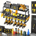 Wall Mounted Electric Tool Rack, Garage Tool Rack, Heavy Metal Tool Rack, with Strong Load-bearing Capacity, Suitable for Storing And Displaying Electric Tools, Easy to Use, Men's Gift, Suitable for Gifting to Boyfriends, A Gift for The Family
