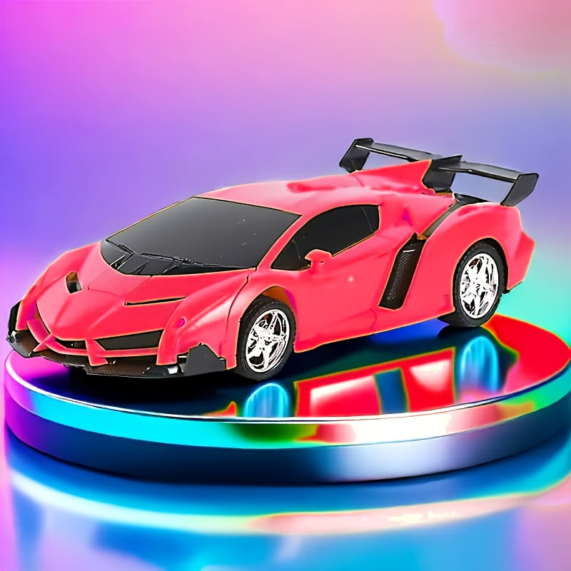 Transforming Car Robot Toy, Car Toy, 1:18 Scale 360° Rotating Drifting, One-Button Deformation, Toys Suitable for Kids Over, Educational Toys, Day Gift, Birthday Gift
