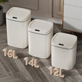Large Smart Sensor Trash Can - Automatic Odor-Proof Smart Sensor Trash Can - Silent Closure, Easy And Modern Design, Suitable for Kitchen, Bathroom, Living Room, Office - Battery Powered (AA Batteries Not Included)