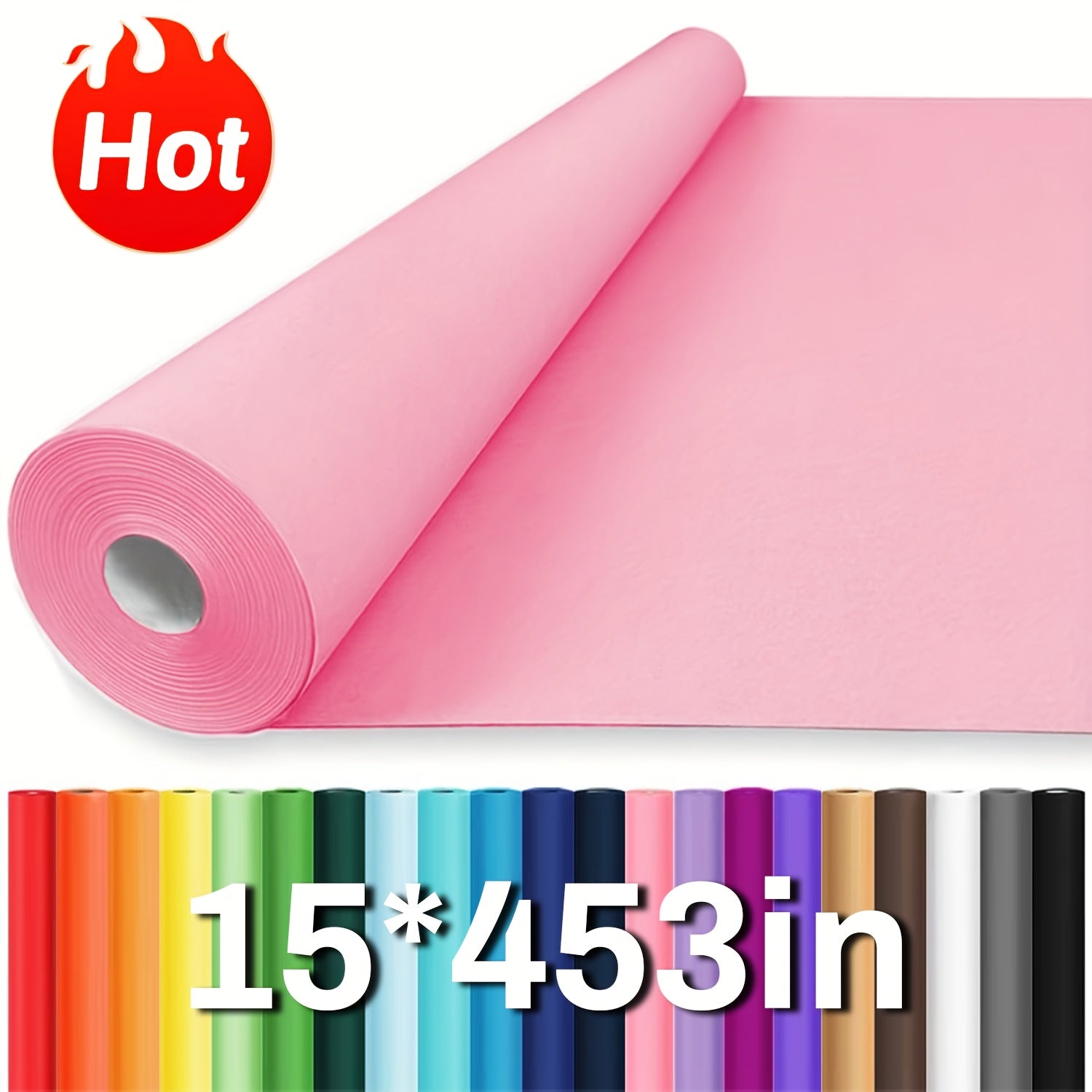 Kraft Wrapping Paper Roll Vibrant Colors – Multi-Use for Gift Wrapping, Art Projects, Table Runner, Bulletin Board, Bouquet Wrapping, Party Supplies & Shipping Packaging – Christmas Crafts