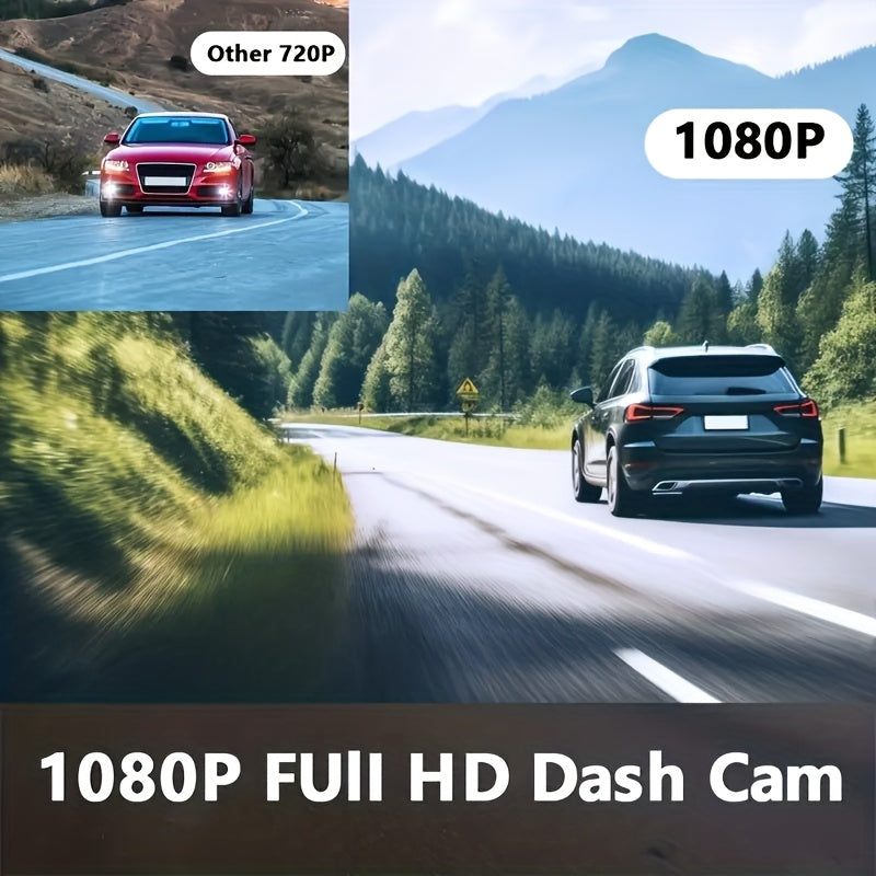[ Triple Camera Dash Cam with Dual Front & Inside Car & Reversing Camera-Dash Camera for Cars] WIFI, G-Sensor, Loop Recording, Night Vision, Motion Detection, Parking Monitoring - for Taxi, Truck, SUV, Sedan - Car Accessories, 16GB/32GB(optional)