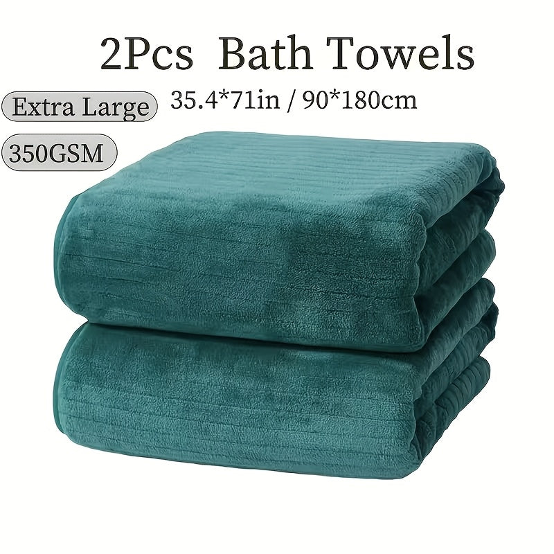 Extra Large Bath Towel Set 35x70in – Super Absorbent Quick-Dry Soft Towels for Gym, Hotel & Home | Vibrant Colours, Contemporary Style | 2-Pack & 4-Pack Options | Perfect Gift | ShopVora CA