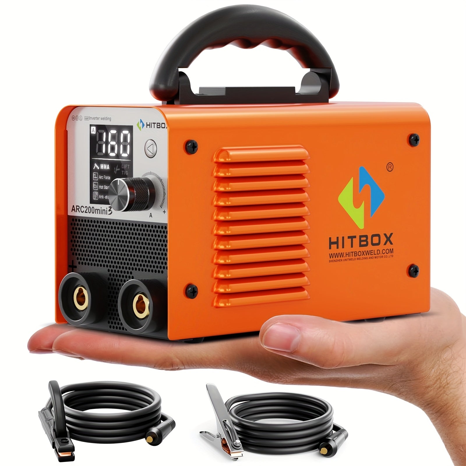 160A 2-in-1 ARC & Lift TIG Welding Machine with LED Display - Smart Synergic Dual Mode Welder, 110V VRD Safety & HotStart, Professional & Industrial Use Stick Welder