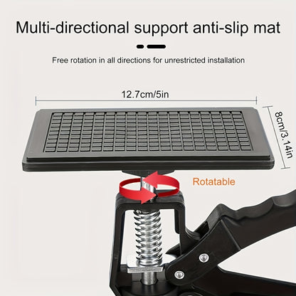 Tile Leveling System Adjustable Wall Tile Leveler with Fixed Bracket No Power Tools Required for Doors Cabinets Floors DIY Tiling