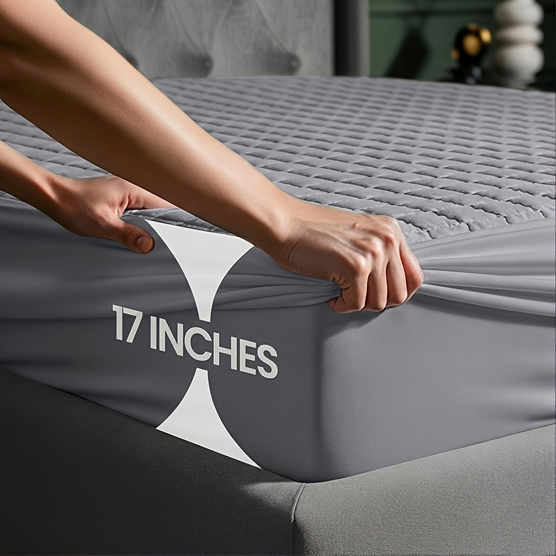 Thicken Waterproof Mattress Protective Cover - Home Fitted Sheet Set The Mattress Topper Fits Tightly to The Bed, for Bedroom, Guest Room, Hotels, Comfortable And Durable, Breathable, for Twin&Full&Queen&King, Christmas&Halloween Gift