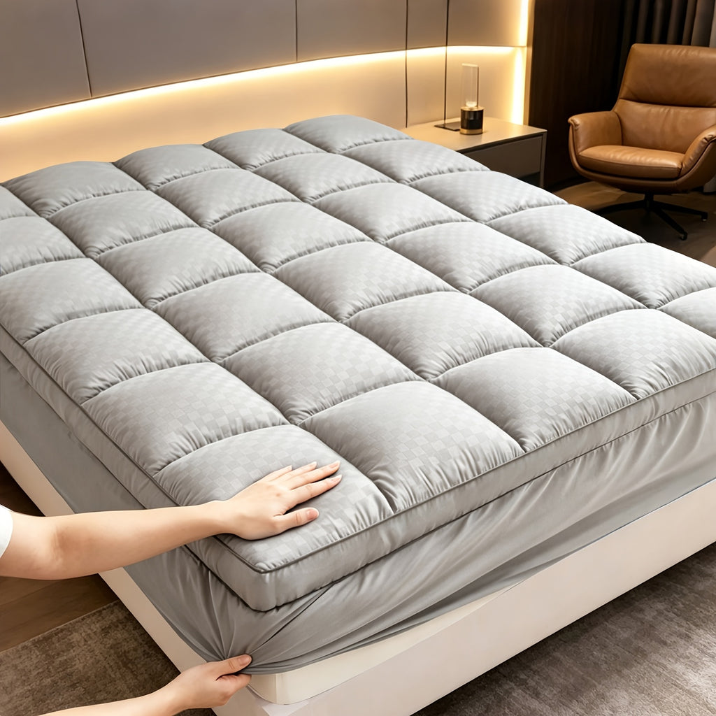 Cooling Mattress Protector, Suitable For Side/back Sleepers, 8-21 Inch Deep Pocket Design, Machine Washable, Mattress Protector, Relieves Pressure And Supports The Spine, Fits All Bed Frames, Durable And Breathable