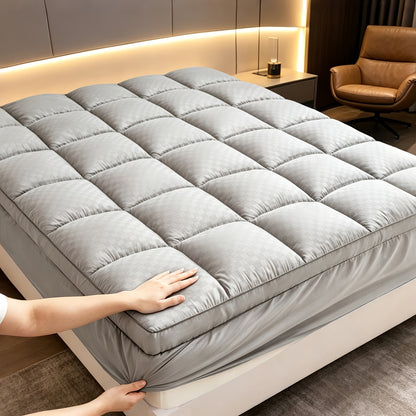 Deep Pocket Cooling Mattress Protector for Side & Back Sleepers – 8-21 Inch Fit, Breathable Pressure Relief & Spine Support, Machine Washable, Durable Fitted Mattress Cover for All Bed Frames & Sizes