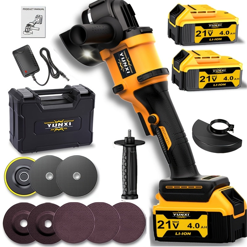Cordless Lithium Angle Grinder & Electric Polishing Machine – Multifunctional Grinding Polishing Tool, Single/Upgraded/Deluxe Kit, Gift for Dad & Boyfriend Canada