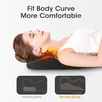 Shiatsu Neck & Shoulder Massager with Heat – Kneading, Rolling & Vibrating for Traps, Back, Legs & Body, Portable for Home, Office & Travel, Gift for Men & Women | ShopVora CA
