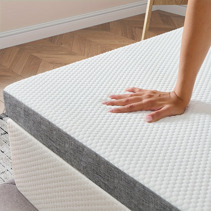 Gel Memory Foam Mattress in a Box Cooling Hypoallergenic 6 Inch 8 Inch Pressure Relief Medium Firm Twin Full Queen Size with Machine Washable Cover for Bedroom Guest Room Kids Room Dorm Apartment Canada