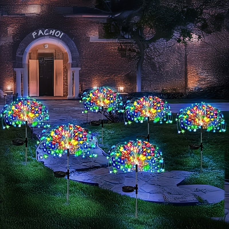 Solar Firework Garden Lights Outdoor 90/280/420/520 LED, 8 Lighting Modes Smart Sensor Switch, Multicolor Waterproof Solar Lights for Garden, Patio, Pathway, Party & Wedding Canada