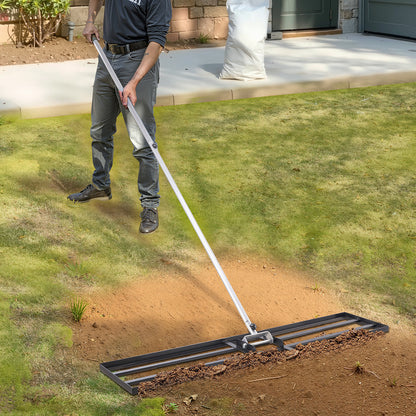 VEVOR Lawn Leveling Rake Q235 Carbon Steel – 10x30/36/48in Blade, 83.9in Adjustable Handle, 180° Rotating, 11.9 lbs, Leveling Tool for Yard Lawn Golf Course Farm Garden | Canada