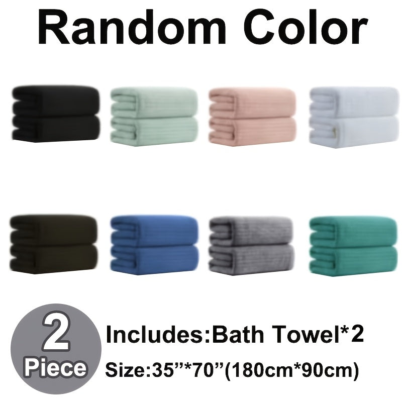 Extra Large Bath Towel Set 35x70in – Super Absorbent Quick-Dry Soft Towels for Gym, Hotel & Home | Vibrant Colours, Contemporary Style | 2-Pack & 4-Pack Options | Perfect Gift | ShopVora CA