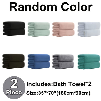 Extra Large Bath Towel Set 35x70in – Super Absorbent Quick-Dry Soft Towels for Gym, Hotel & Home | Vibrant Colours, Contemporary Style | 2-Pack & 4-Pack Options | Perfect Gift | ShopVora CA