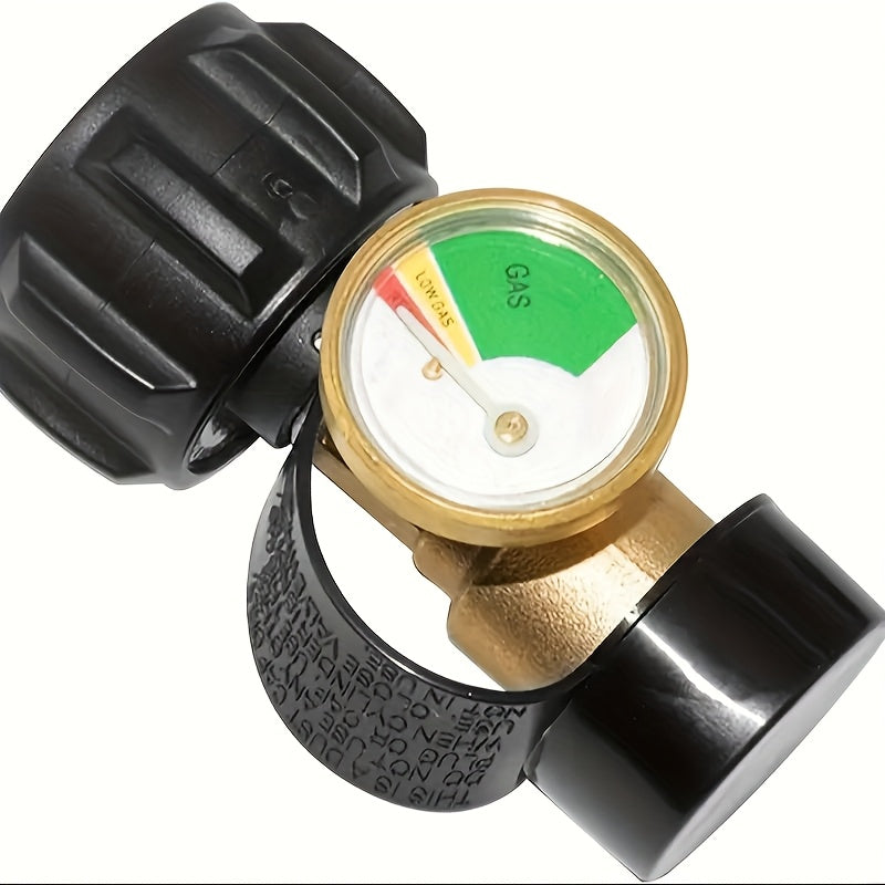 Propane Tank Liquid Level Indicator, North American Gas Tank Universal QCC1 Inflation Connector Conversion Head Gauge 1pc OR 2pcs