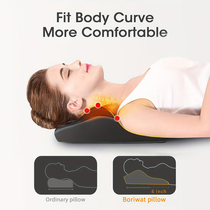 MASSTECK Shiatsu Back Massager with Heat – Deep Tissue 3D Kneading for Neck, Shoulders & Back, 3 Modes, 2 Heating Levels, Massager Gift for Mom, Dad & Women