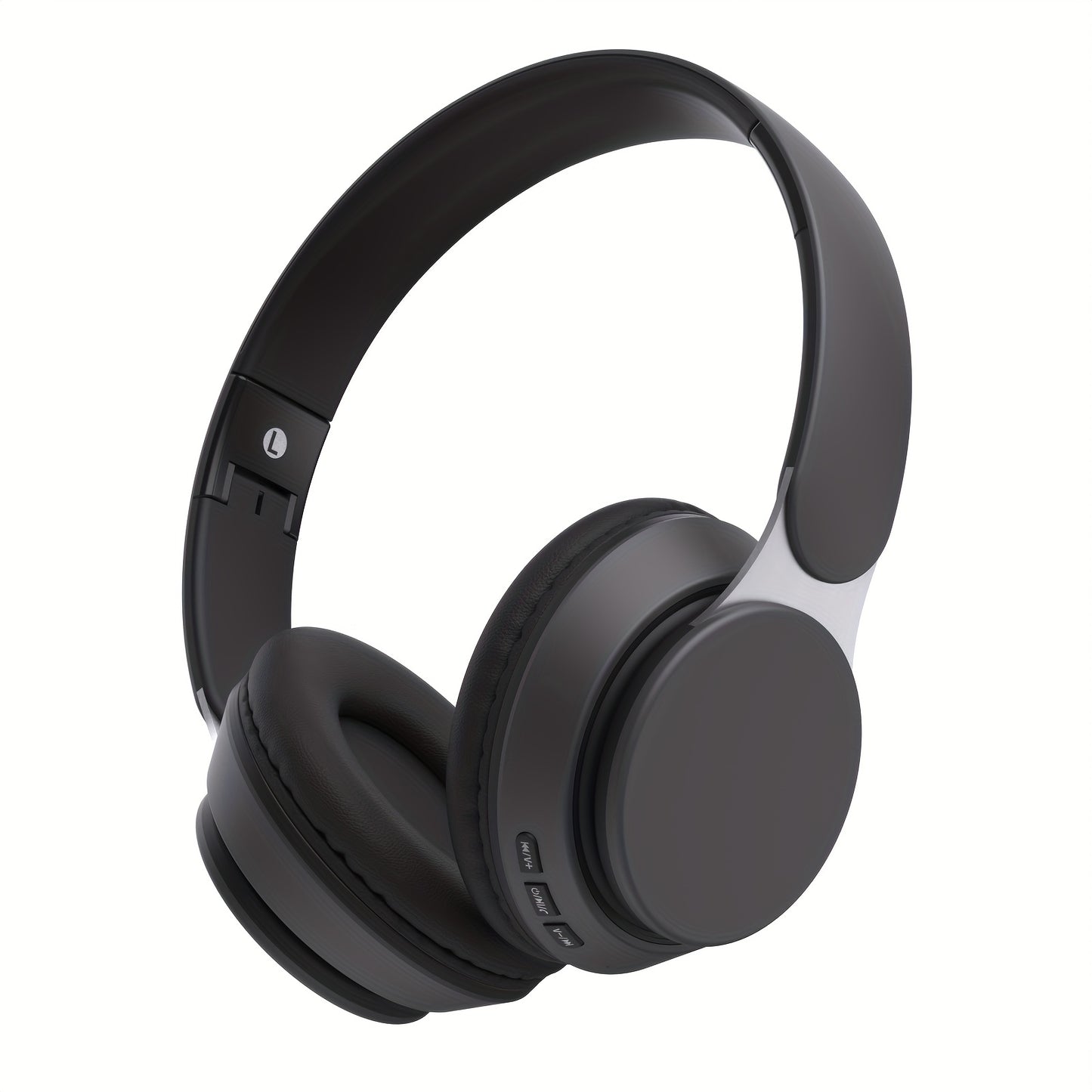 Wireless Over-Ear Headphones Bluetooth Foldable, Built-In Microphone, HD Sound Quality, Comfortable Padded Headset for School, PC, Tablet, TV & Travel – Black, Blue, White, Red, Green