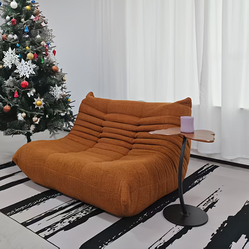 Floor Lazy Sofa Chair with Compressed Sponge Filling – Modular Corner Lounge Seat for Living Room, Bedroom & Office | Single, Double & Three-Seater