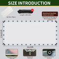 Durable Waterproof Material, Resistant to Snow, Enhanced Edge Hot Melt Tear-Proofing, Available in Various Sizes, Ideal for Garden Fences, Protection Against Rain, Snow, Wind, Chicken Enclosures, Vehicles, Patios