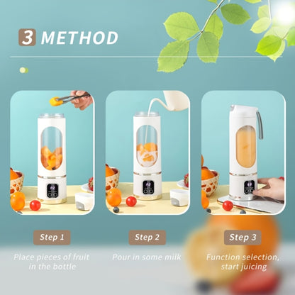 Portable USB Rechargeable Blender with LED Display – 15oz Personal Smoothie & Juice Blender, Compact Cordless Mini Blender for On-The-Go Nutrition, Travel & Gym | ShopVora CA