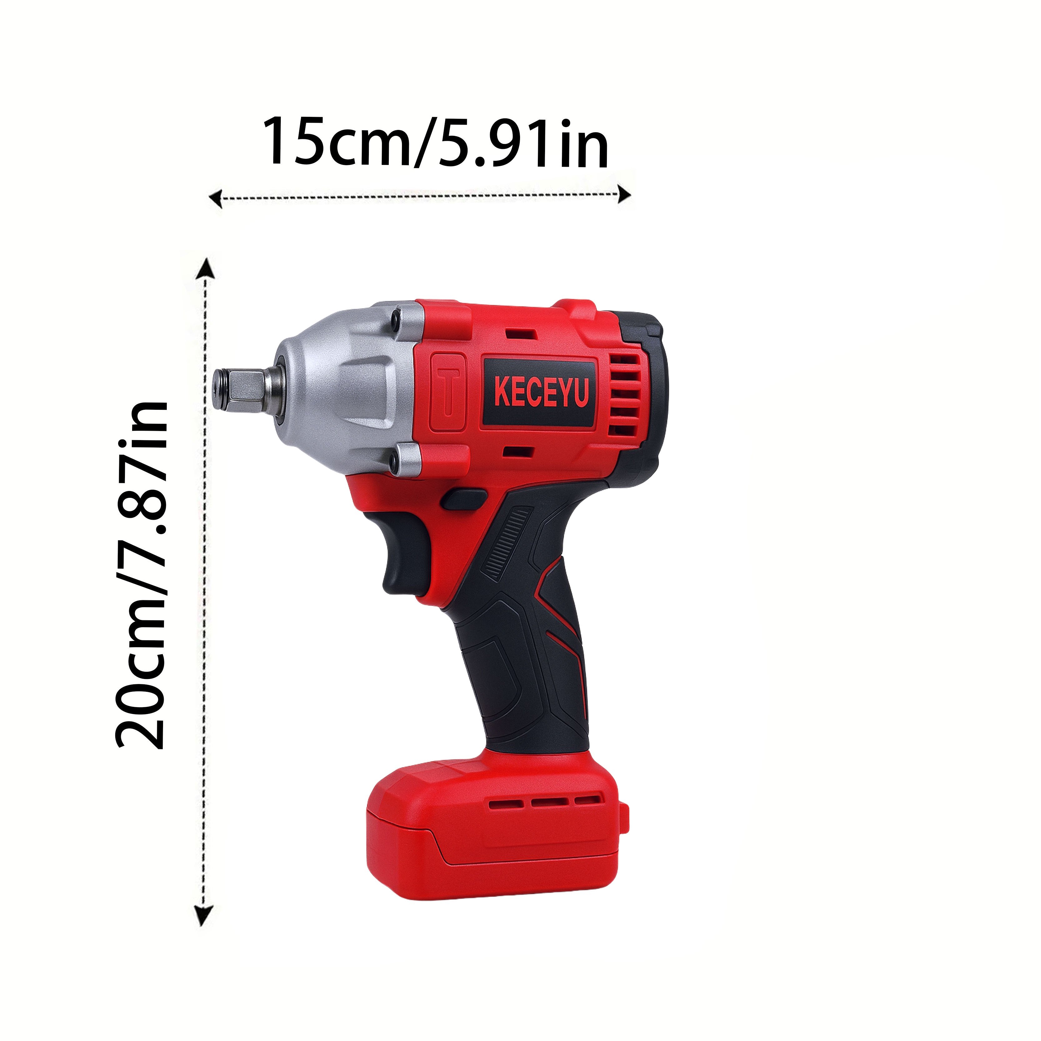 [Cordless Impact Wrench] 21V Cordless Impact Wrench | Portable And Easy-to-use, Wireless, Rechargeable Electric Impact Tool, Portable Fast Charger - Suitable For Home And Car Maintenance And Repair Of Electric Tools,Ergonomic Grip & Compact Design