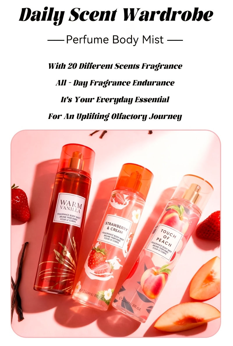 13 Scents Women'S Hair And Body Fragrance Mist (3Oz/8Oz), Floral-Scented Body Spray & Long-Lasting Fresh Perfume, Perfect for Daily, Dating, Parties & Gifts