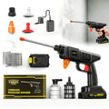 Portable Electric High-Cordless Pressure Washing Machine Gun, Pressure Washer Plug-in with Heavy-Duty Spray Gun, Compatible with Car Driveway - Heavy-Duty Pressure Washer for Outdoor/Car Cleaning, No Tank, for Car Home Garden Cleaning, Christmas Gif